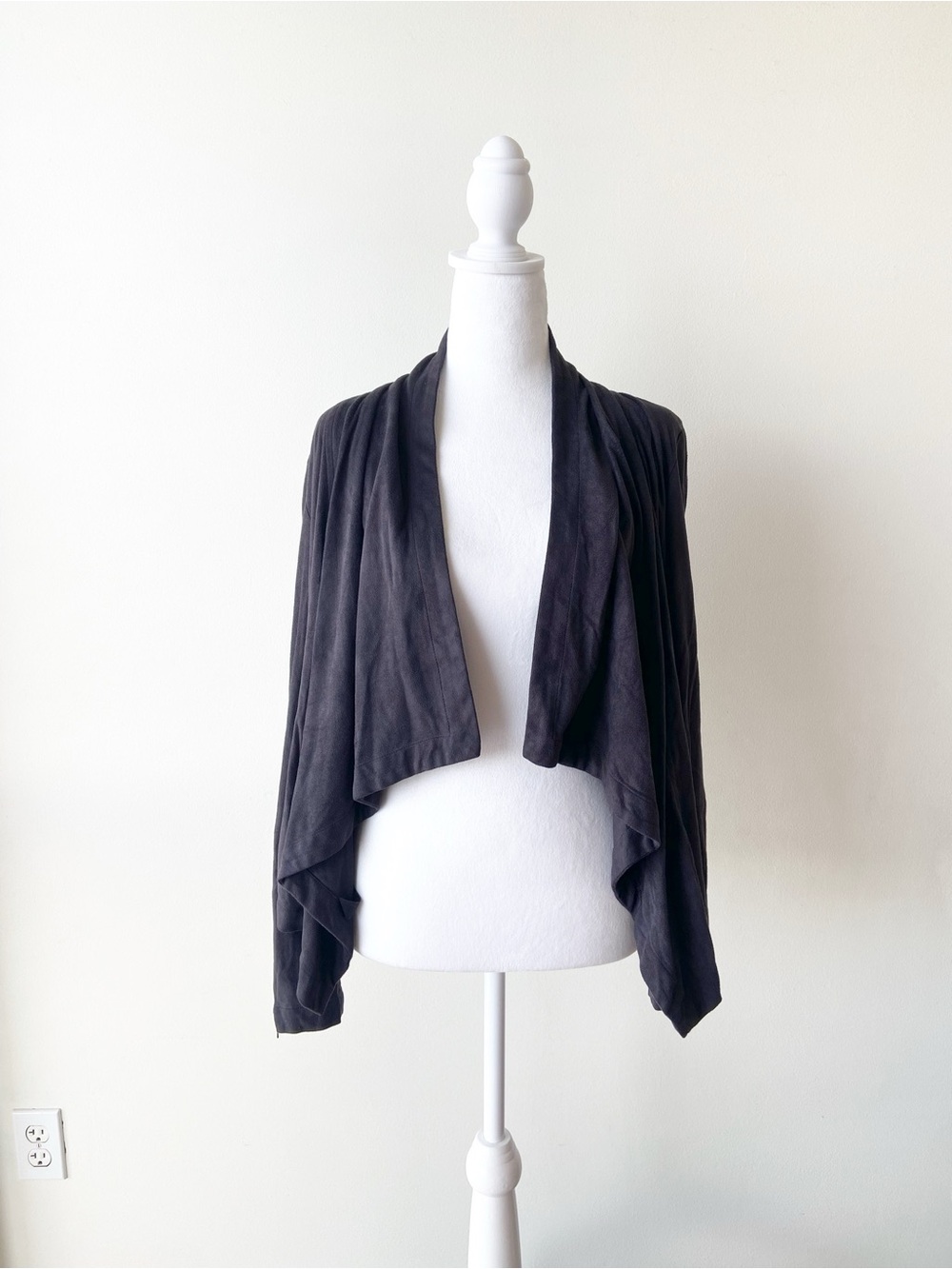 Cupcakes & Cashmere Draped Open-Front Women's Cardigan